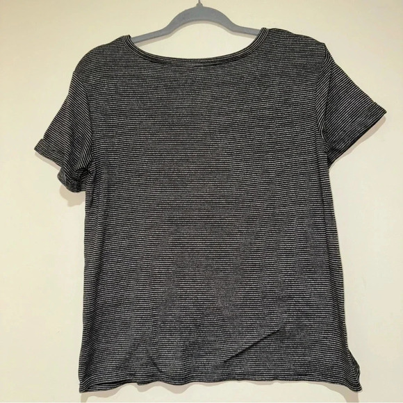 Women’s American Eagle Soft and Sexy Plush V-Neck Striped Short Sleeve Tee SizeS - Picture 11 of 14